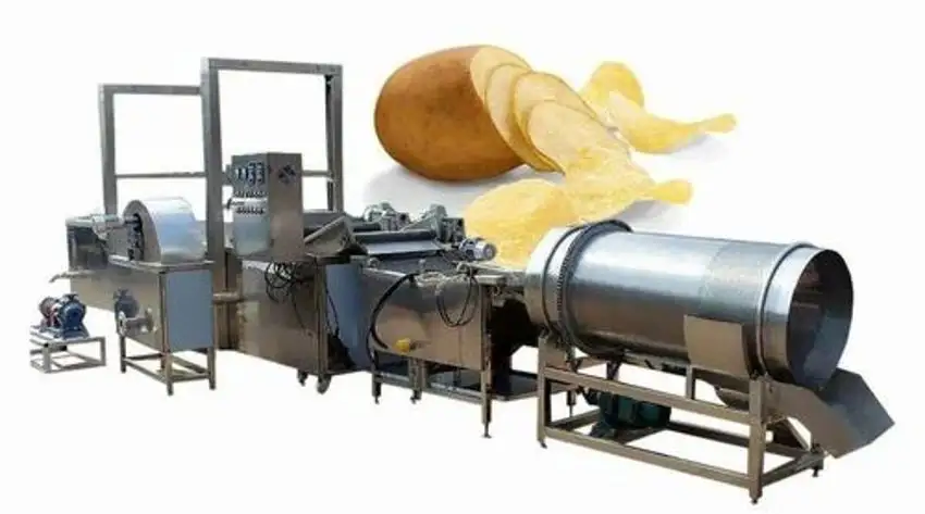 40kg/Day Stainless Steel Potato Chips Plant