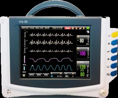 5-Parameter Hospital Patient Monitor