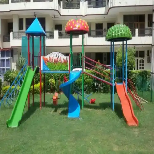 6 Feet Iron FRP Spiral Playground Slide