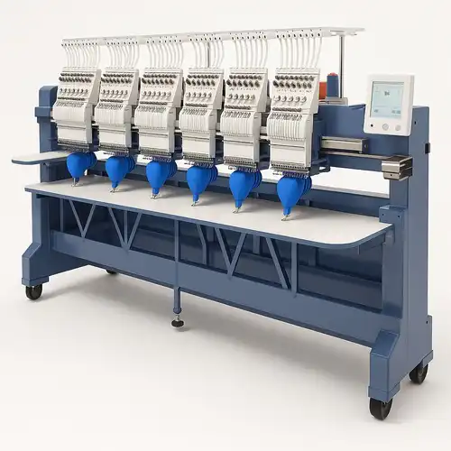 6 Needles Multi Head Embroidery Machine