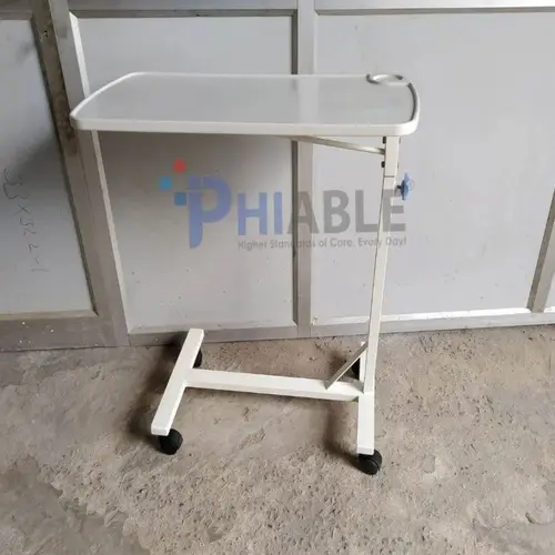 ABS Top Adjustable Overbed Table
