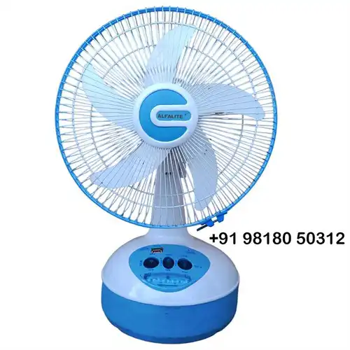 AC/DC Rechargeable Table Fan