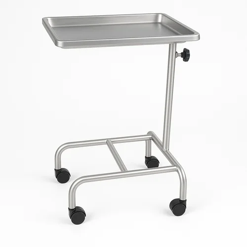 Adjustable Height Mayo Instrument Trolley