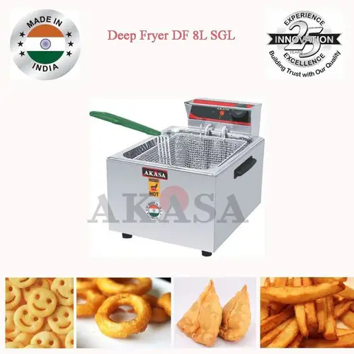 Akasa Electric Single Deep Fryer 8L