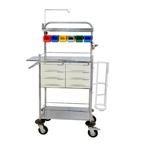 All Stainless Steel Crash Cart
