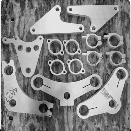 Aluminium Water Jet Machine Components