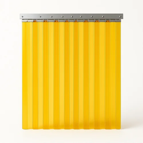 Amber PVC Strip Curtain