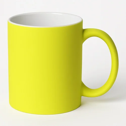 Ambition Gifts Ceramic Soft Touch Neon Sublimation Mug, 340ml