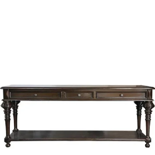 Antique Teak Wood 3-Drawer Table