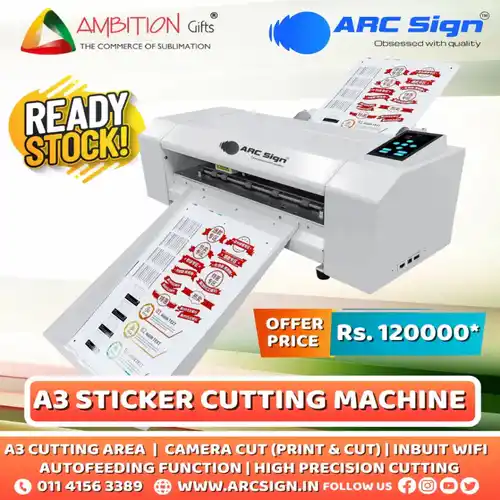 ARC Sign A3F350 AutoFeed Sticker Label Cutter