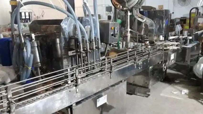 Automated Bottle Filling and Capping Machine