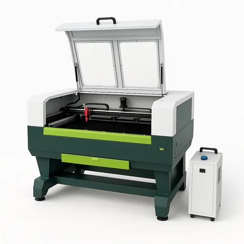 Automatic Double Head CO2 Laser Machine