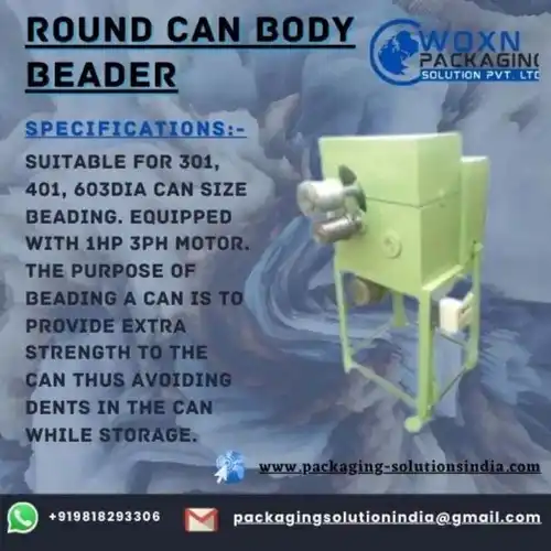 Automatic Round Can Body Beading Machine