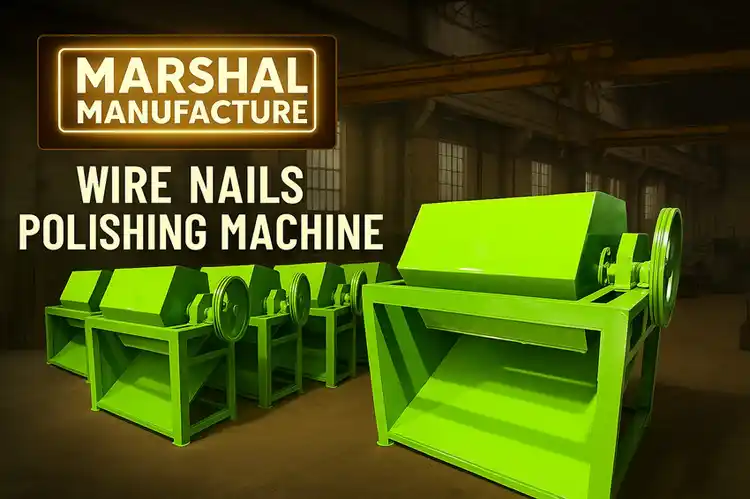 Automatic Wire Nail Drum Polishing Machine