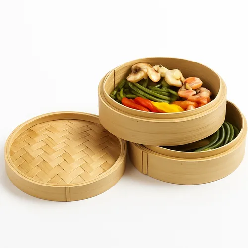 Bamboo Dim Sum Steaming Baskets