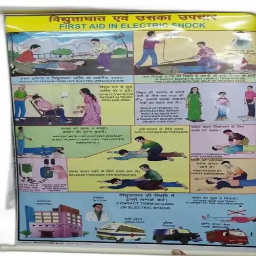 Bilingual Safety Instruction Poster