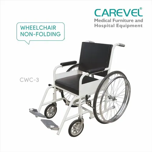 Black Carevel CWC 3 Manual Wheelchair
