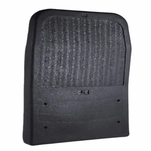 Black Cinema Chair Back Plate