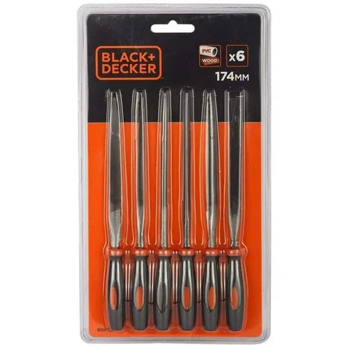 Black & Decker 174mm X6 Needle Files