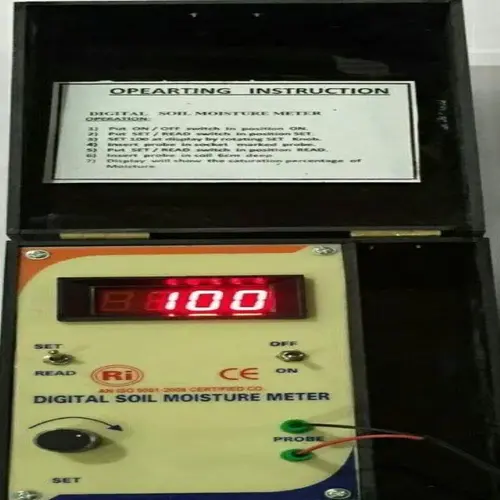 Black Digital Soil Moisture Meter