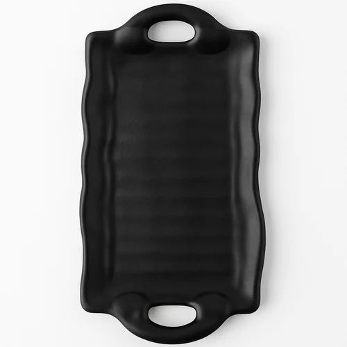 Black Melamine Hotel Platter