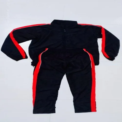 Black NS Lycra Polyester Track Suit