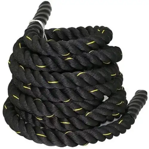 Black Nylon Battle Rope (20ft)