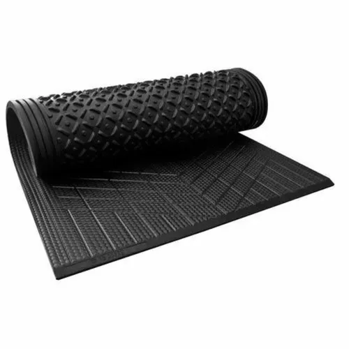Black Rubber Floor Mat