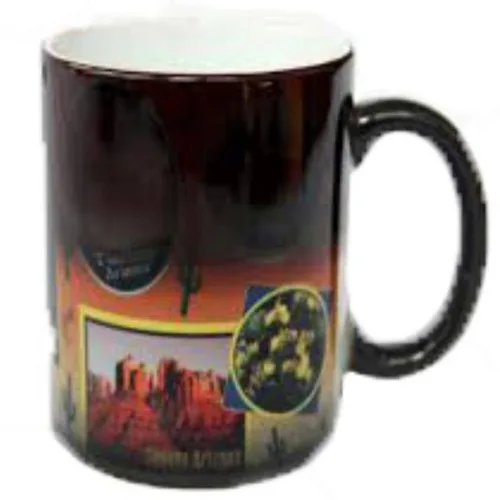 Black Sublimation Magic Mug
