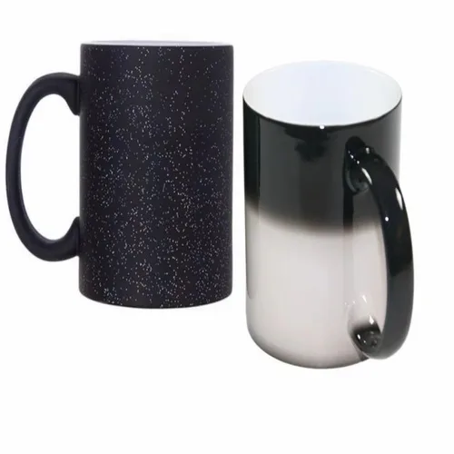 Black Summi Sublimation Sparkle Mug, 11oz