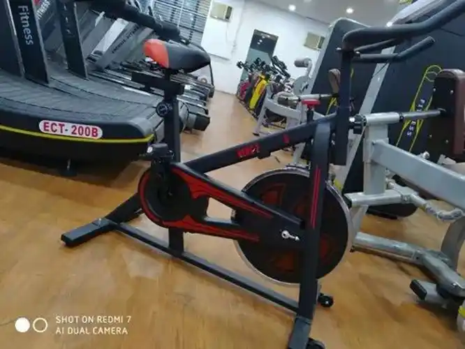 Black Upright Spin Bicycle S1010