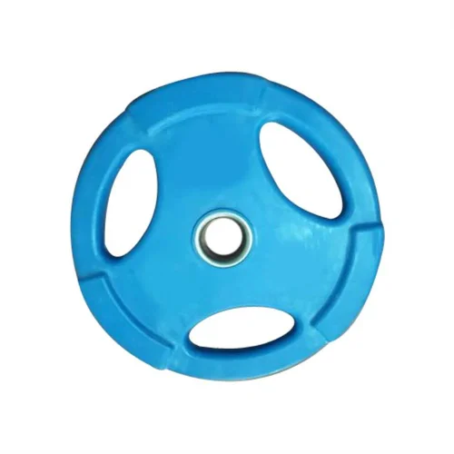 Blue Rubber Coated Olympic Plates, 15 Kg