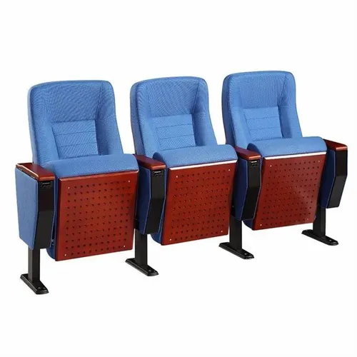 Blue Stainless Steel Auditorium Seat