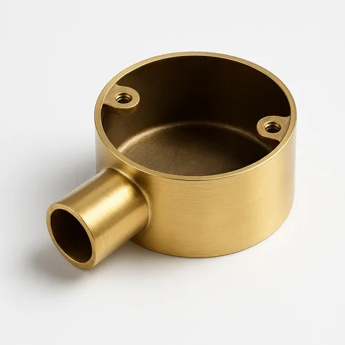 Brass Circular Electrical Fitting Box