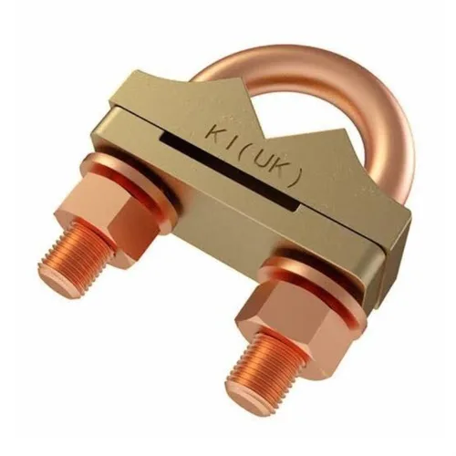 Brass Grounding Plate Clamp, 10-30mm