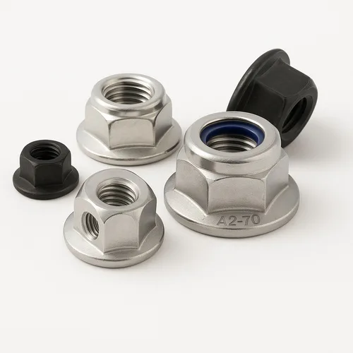 Broaching Steel Flange Nuts