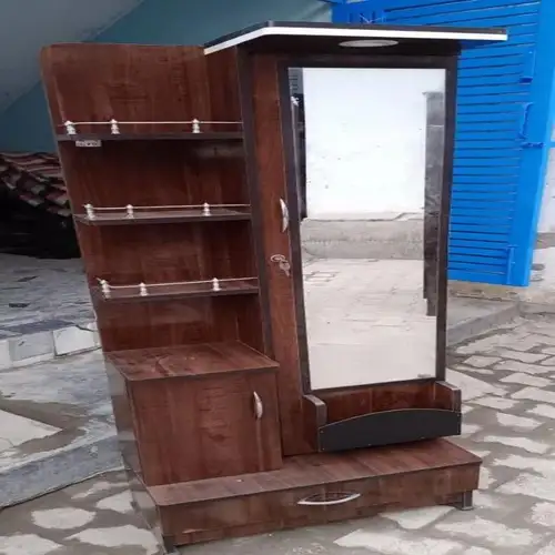 Brown Polished Wooden Dressing Table