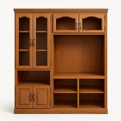 Brown Wooden LCD TV Stand