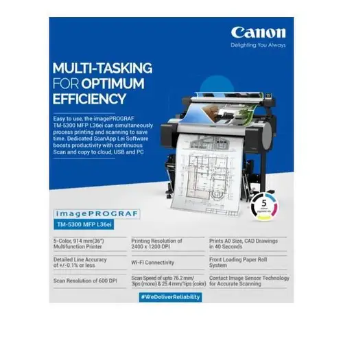 Canon Image Prograf IPF5200 Printer