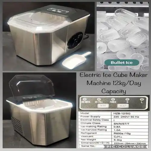 Commercial Small Ice Cube Machine, 25 Kg/Day