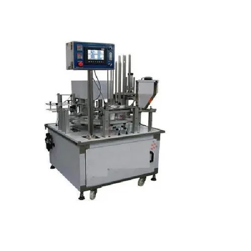 Cup Curd Packing Machine Semi-Automatic
