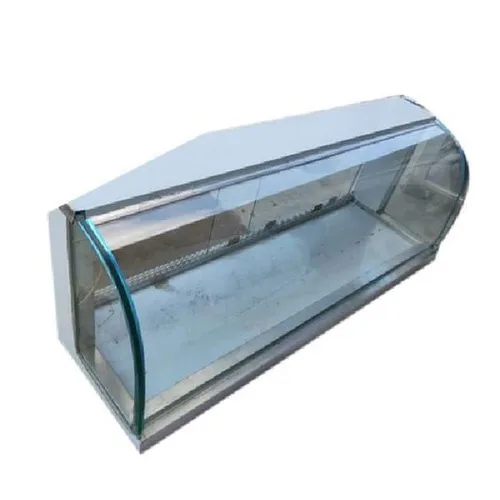 Curved Stainless Steel Samosa Kachori Hot Case