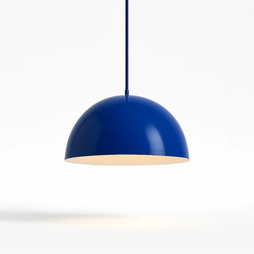 Dark Blue Metal Hanging Lamps