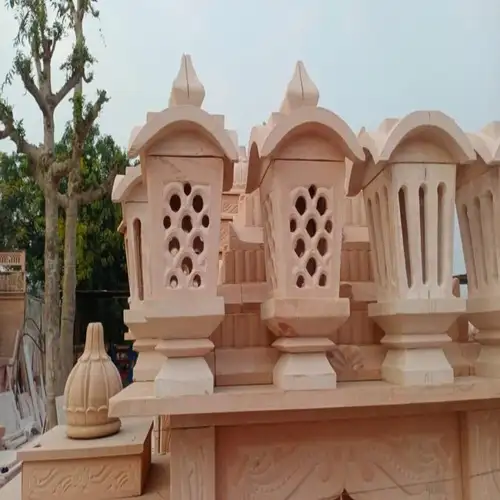 Decorative Sandstone Gate Lamp