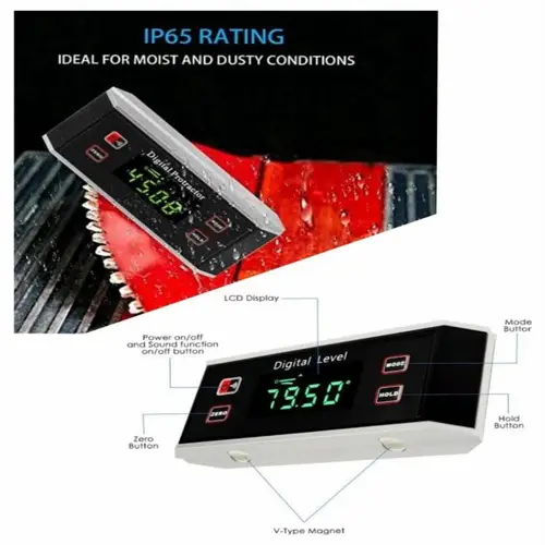Digital Level With Magnetic Base