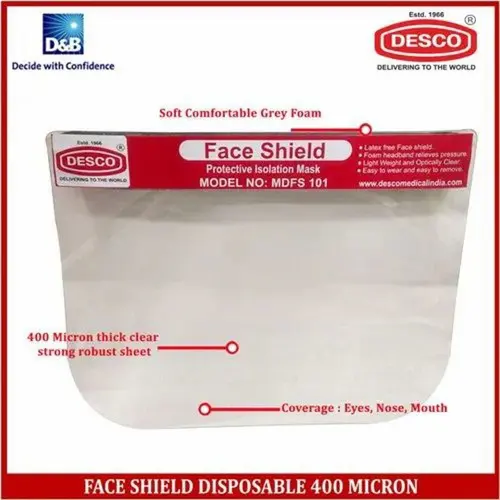 Disposable Face Shield, SITRA Certified