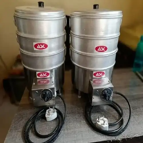 Double Electric Momo Steaming Equipment