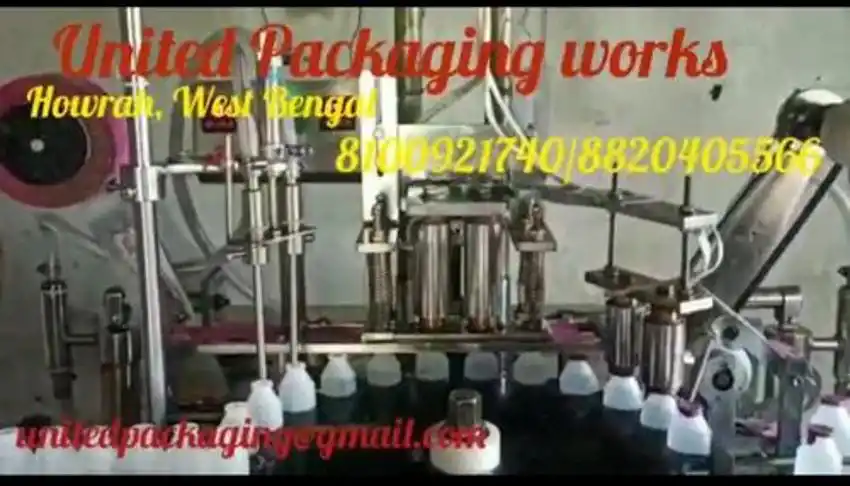 Dual Head Filling Foil Sealing Machine for Bottles