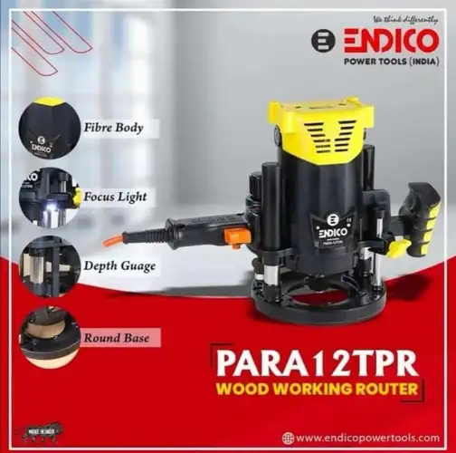 Endico Electric Router 1300W, 13000RPM