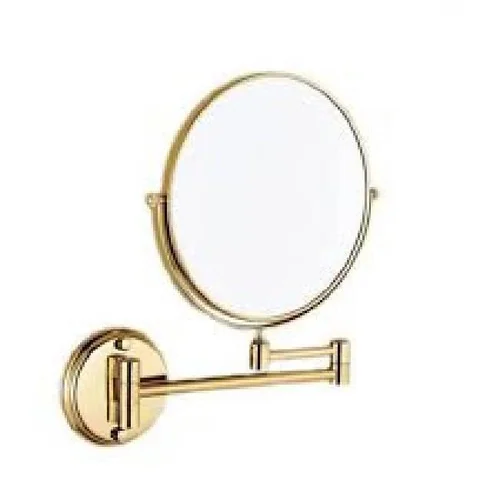 Eston Gold Hotel Round Mirror
